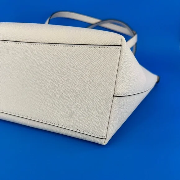 Coach Chalk Pebbled Leather Gallery Tote BagNWT & COA